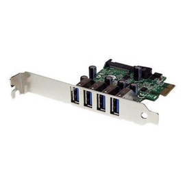 StarTech.com 4 Port PCI Express USB 3.0 SuperSpeed Schnittstellenkarte mit UASP Produktbild