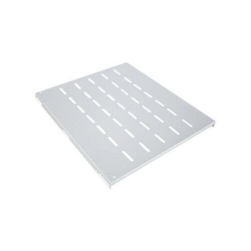 Intellinet 19" Fixed Shelf, 1U, 525mm Depth, Max 100kg, Grey - Rack - Regal - Grau, RAL 7035 - 1U - Produktbild Additional View 3 L