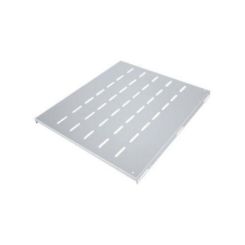 Intellinet 19" Fixed Shelf, 1U, 525mm Depth, Max 100kg, Grey - Rack - Regal - Grau, RAL 7035 - 1U - Produktbild Additional View 4 L