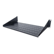 Intellinet 19" Cantilever Shelf, 2U, 2-Point Front Mount, 250mm Depth, Max 25kg, Black, Three Year W Produktbild