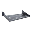 Intellinet 19" Cantilever Shelf, 2U, 2-Point Front Mount, 250mm Depth, Max 25kg, Black, Three Year W Produktbild Additional View 2 S