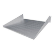 Intellinet 19" Cantilever Shelf, 2U, 2-Point Front Mount, 400mm Depth, Vented, Max 25kg, Grey, Three Produktbild