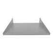 Intellinet 19" Cantilever Shelf, 2U, 2-Point Front Mount, 400mm Depth, Vented, Max 25kg, Grey, Three Produktbild Additional View 1 S