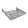 Intellinet 19" Cantilever Shelf, 2U, 2-Point Front Mount, 400mm Depth, Vented, Max 25kg, Grey, Three Produktbild Additional View 2 S