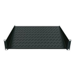 IC Intracom Intellinet 19" Cantilever Shelf, 1U, 2-Point Front Mount, 150mm Depth, Max 25kg, Black, Produktbild