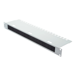 DIGITUS Kabeldurchführungspanel mit Bürstenleiste für 483 mm (19")-Schränke, 1HE Produktbild