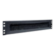 Intellinet 19" Kabeldurchführung, 2 HE, mit Bürstenleiste, schwarz - Rack-Blende mit Bürste für Kabe Produktbild Additional View 2 S