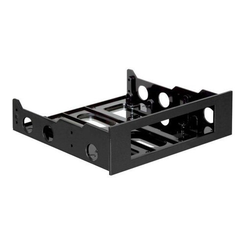 Delock Installation frame 3Â¿â > 5Â¿â - Laufwerksschachtadapter - 5,25" bis 3,5" (13.3 cm to 8.9 Produktbild Front View L