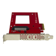 StarTech.com U.2 auf PCIe Adapter für 2,5" U.2 NVMe SSD - SFF 8639 - 4x PCI Express 3.0 - NVMe PCIe Produktbild Additional View 1 S