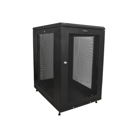 StarTech.com RK1833BKM Serverschrank (18HE, 78cm tiefes Gehäuse, Netzwerk Server Schrank, Datenschra Produktbild