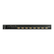 APC LCD Console - KVM-Konsole mit KVM-Switch - 8 Anschlüsse - PS/2 - 43.2 cm (17") Produktbild Additional View 2 S