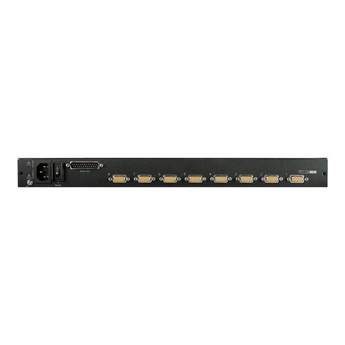 APC LCD Console - KVM-Konsole mit KVM-Switch - 8 Anschlüsse - PS/2 - 43.2 cm (17") Produktbild Additional View 2 L