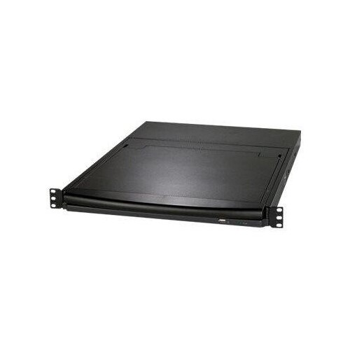 APC LCD Console - KVM-Konsole mit KVM-Switch - 8 Anschlüsse - PS/2 - 43.2 cm (17") Produktbild Additional View 4 L