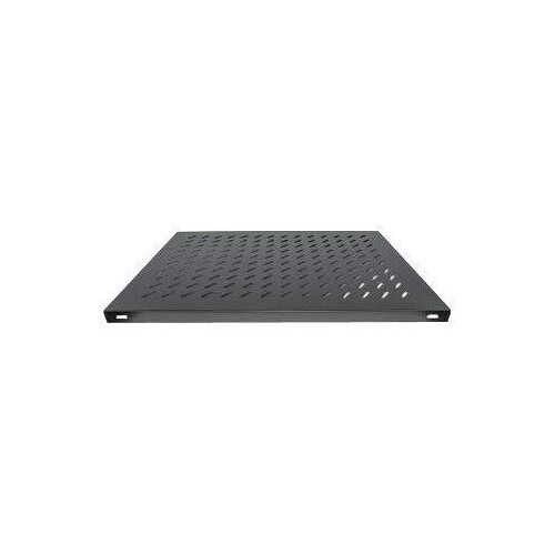 Intellinet Fachboden zur Festmontage, 1 HE, 700 mm Tiefe, schwarz - Rack - Regal - Schwarz, RAL 9005 Produktbild Additional View 1 L