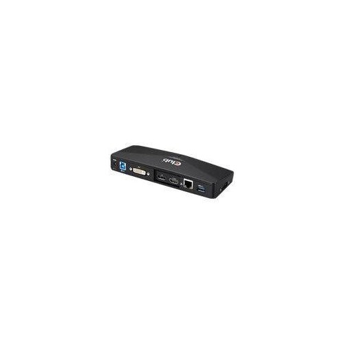 Club 3D SenseVision USB 3.0 4K Docking Station Produktbild Front View L