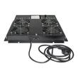 Intellinet 4-Fan Ventilation Unit for 19" Racks, Roof Mount, with Thermostat, Black - Rack-Lüfterein Produktbild Additional View 1 S