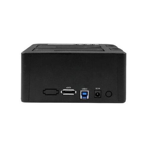 StarTech.com Dual Bay Hard Drive Duplicator, Standalone USB 3.0 (5 Gbps) Produktbild Additional View 2 L
