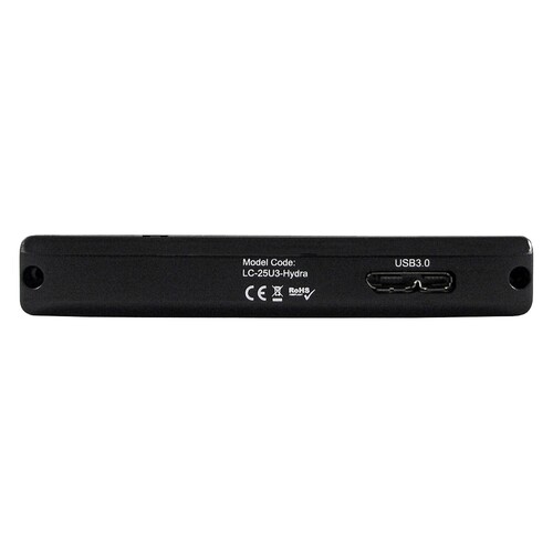LC-Power LC-25U3-Hydra - Speichergehäuse - 2.5" (6.4 cm) Produktbild Additional View 2 L