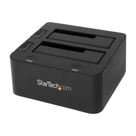 StarTech.com Dual-Bay USB 3.0 to SATA Hard Drive Docking Station, USB Hard Drive Dock, External 2.53 Produktbild