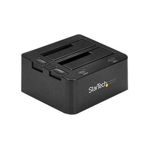 StarTech.com Dual-Bay USB 3.0 to SATA Hard Drive Docking Station, USB Hard Drive Dock, External 2.53 Produktbild Additional View 4 L