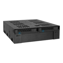 Icy Dock ExpressCage MB322SP-B - Mobiles Speicher-Rack - 5,25" bis 3,5" / 2,5" (13,3 cm bis 8,9/6,4 Produktbild