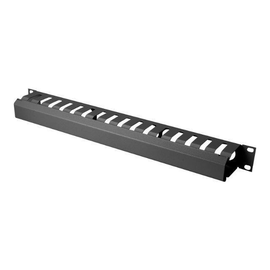 DIGITUS Kabelführungspanel mit abnehmbarer Blende für 483 mm (19)-Schränke, 1HE Produktbild