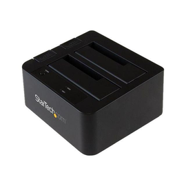 StarTech.com Dual-Bay USB 3.1 to SATA Hard Drive Docking Station, USB 3.1 (10 Gbps) Produktbild