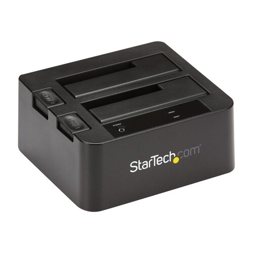 StarTech.com Dual-Bay USB 3.1 to SATA Hard Drive Docking Station, USB 3.1 (10 Gbps) Produktbild Additional View 4 L