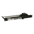 Rackmount.IT RM-CI-T4 - Montagesatz für Netzwerkgeräte - Rack montierbar - Jet Black, RAL 9005 - 1U Produktbild Additional View 1 S