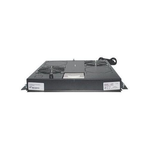 Intellinet Kühleinheit mit 2 Lüftern für 19" Schränke, Zur Deckenmontage, mit Thermostat, schwarz - Produktbild