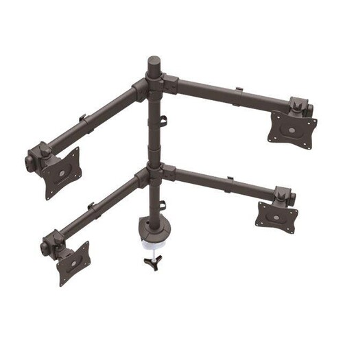 StarTech.com Schreibtisch Vierfach-Monitorhalterung - Schwenkbar - Für VESA Monitore bis zu 27in (8K Produktbild Additional View 1 L