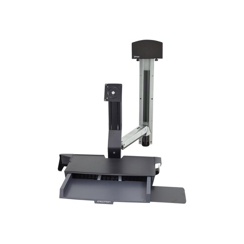 Ergotron Sit-Stand Combo Ablageflächen-System - Befestigungskit (Griff, CPU-Halter, 2 Schienenabdeck Produktbild Additional View 1 L