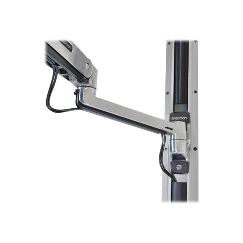 Ergotron LX - Befestigungskit (Steh-Sitz-Arm, Verlängerung, Basis, VESA-Adapter) - für LCD-Display - Produktbild Additional View 2 L