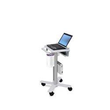 Ergotron Wagen - leichtes Design - für Notebook / Barcode-Scanner - medizinisch - Stahl - weiß, Alum Produktbild Additional View 1 S