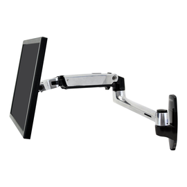 Ergotron LX - Befestigungskit (Wandmontage, Monitorarm) - für LCD-Display - Aluminium - Polished Alu Produktbild