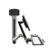 Ergotron Sit-Stand Combo System Mit CPU-Halter klein - Befestigungskit (CPU-Halter, 2 Schienenabdeck Produktbild Additional View 3 S