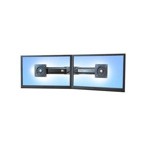 Ergotron Befestigungskit (Griff, Halterung für zwei Monitore) - für 2 LCD-Displays - Schwarz - Bilds Produktbild Additional View 1 L