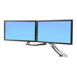 Ergotron Befestigungskit (Griff, Halterung für zwei Monitore) - für 2 LCD-Displays - Schwarz - Bilds Produktbild Additional View 3 S