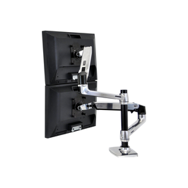 Ergotron LX - Befestigungskit (Spannbefestigung für Tisch, Tischplattenbohrung, Stange, 2 Produktbild