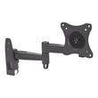 Manhattan TV & Monitor Mount, Wall, Full Motion, 1 screen, Screen Sizes: 13-27", Black, VESA 75x75 t Produktbild