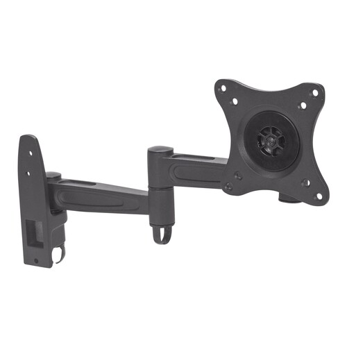 Manhattan TV & Monitor Mount, Wall, Full Motion, 1 screen, Screen Sizes: 13-27", Black, VESA 75x75 t Produktbild
