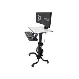 Ergotron WorkFit-C Dual - Sitz-/Steh-Arbeitsplatz Produktbild
