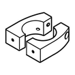 Ergotron Montagekomponente (Klammer) - Aluminium Produktbild