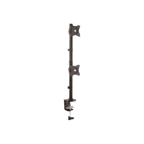 StarTech.com Vertical Desk Mount Dual Monitor Arm - For Monitors 13" to 27" - Adjustable - Desk Clam Produktbild