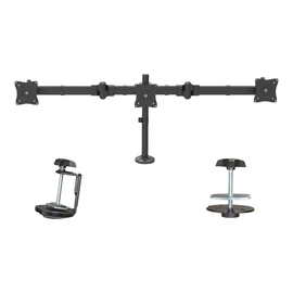 StarTech.com Dreifach Monitorarm für Surround Setup - Unterstützt 3 monitore bis zu 24" - Werkzeuglo Produktbild