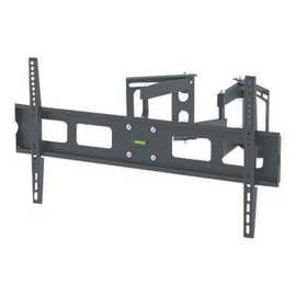 Manhattan TV & Monitor Mount, Corner Wall, Full Motion, 1 screen, Screen Sizes: 37-75", Black, VESA Produktbild