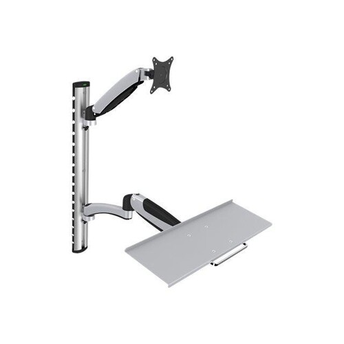 DIGITUS Arbeitsplatz (Monitor, Tastatur, Maus) Wandmontage Produktbild
