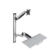 DIGITUS Arbeitsplatz (Monitor, Tastatur, Maus) Wandmontage Produktbild Additional View 1 S