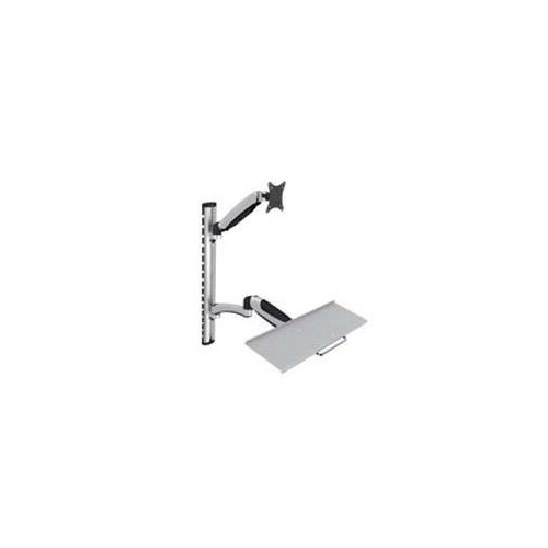 DIGITUS Arbeitsplatz (Monitor, Tastatur, Maus) Wandmontage Produktbild Additional View 1 L