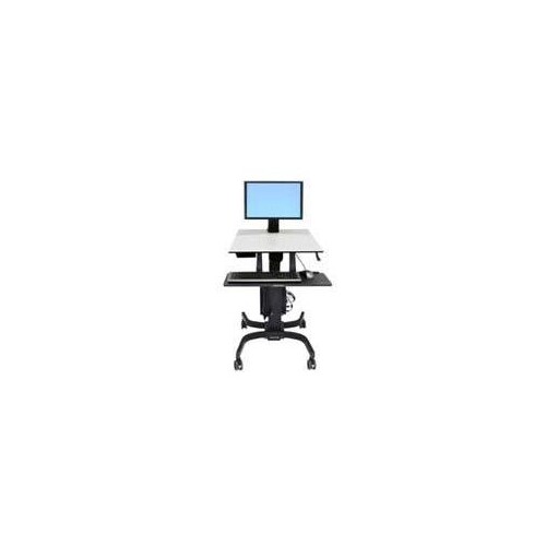 Ergotron WorkFit-C Single LD - Sitz-/Steh-Arbeitsplatz Produktbild Additional View 1 L